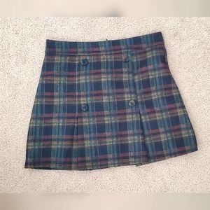 Vintage plaid skirt